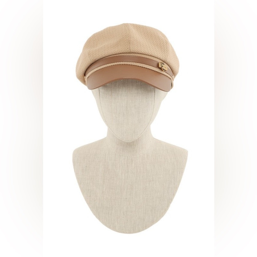 #67 Dashing Beige Beret Cap - Picture 2 of 4